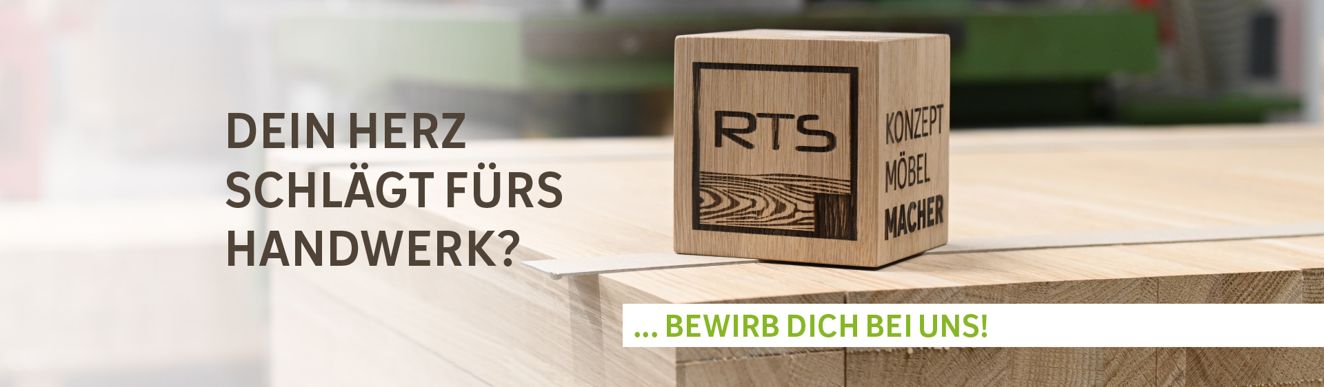 Dein Herz schlägt für's Handwerk? Bewirb dich bei uns!